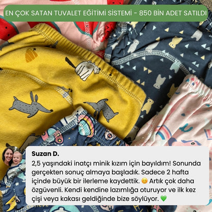 Pottyly® Tekrar Kullanılabilir Tuvalet Eğitim Külodu